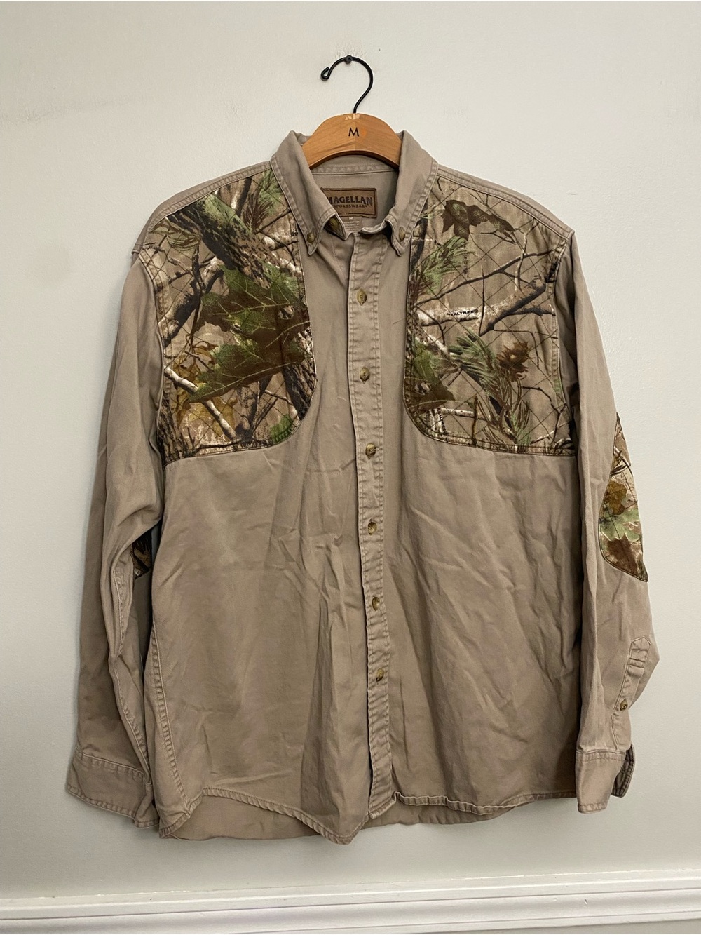 Men’s Magellan Cotton Camo Hunting Shirt - M